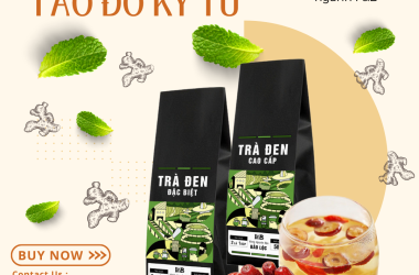 UỐNG TÁO ĐỎ VÀ KỶ TỬ CÓ TÁC DỤNG GÌ? CÔNG THỨC PHA TRÀ GỪNG TÁO ĐỎ KỶ TỬ CHUẨN