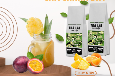 GIỚI THIỆU CÔNG THỨC PHA CHẾ CỦA MÓN TRÀ TRÁI CÂY - TRÀ DỨA CAM CHANH DÂY