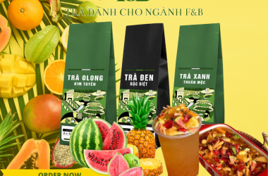 KHÁM PHÁ CÁCH LÀM TRÀ TRÁI CÂY NHIỆT ĐỚI HOT TREND CÙNG F&B TEA
